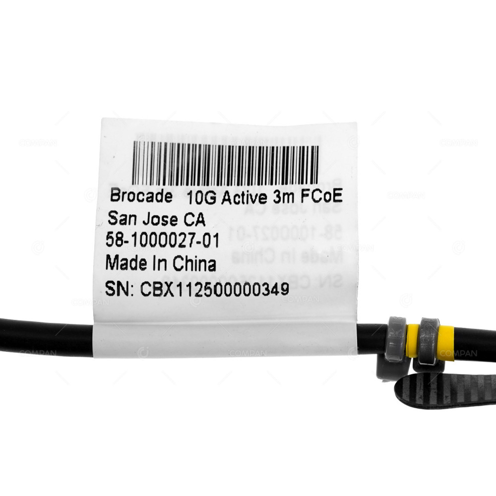 58-1000027-01 BROCADE SFP+ 10G ACTIVE FCOE DAC 3M CABLE FOR EMC ISILON H400